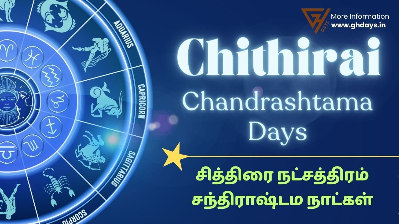 Chithirai Nakshatra Chandrashtama Days