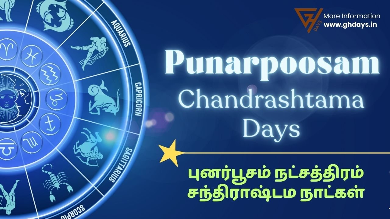 Punarpoosam Nakshatra Chandrashtama Days