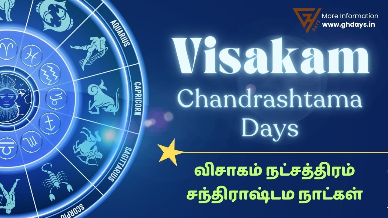 Vishakha Nakshatra Chandrashtama Days