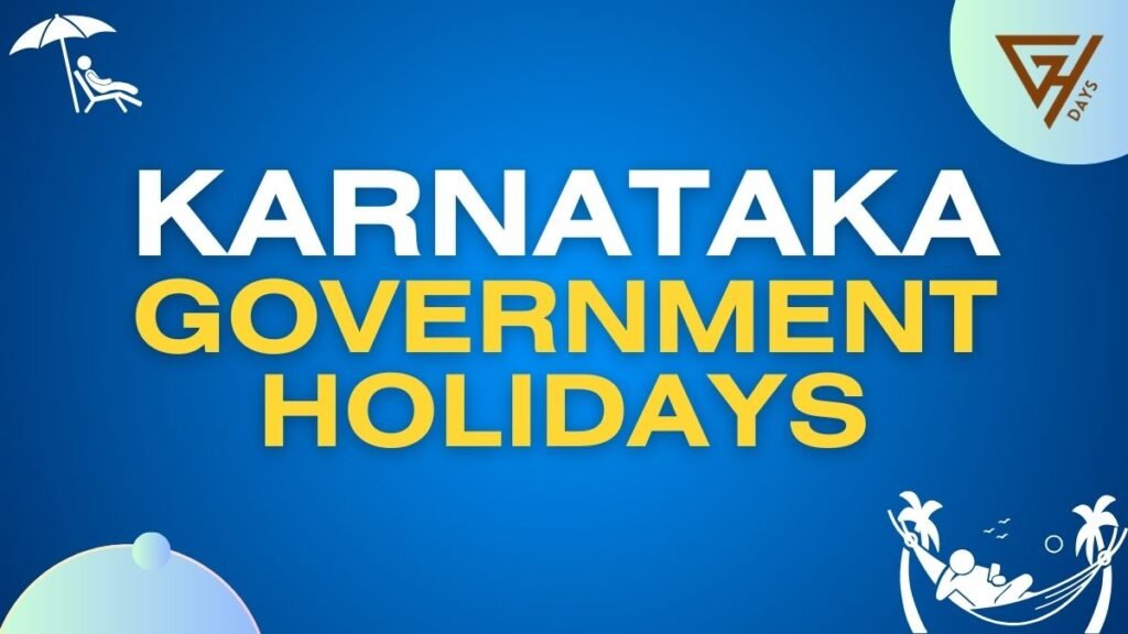 Karnataka Government Holiday List 2025 GHDays