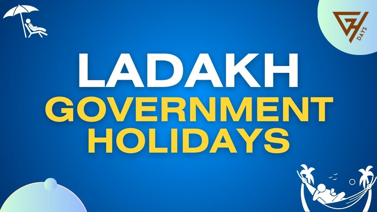 Ladakh Government Holiday List