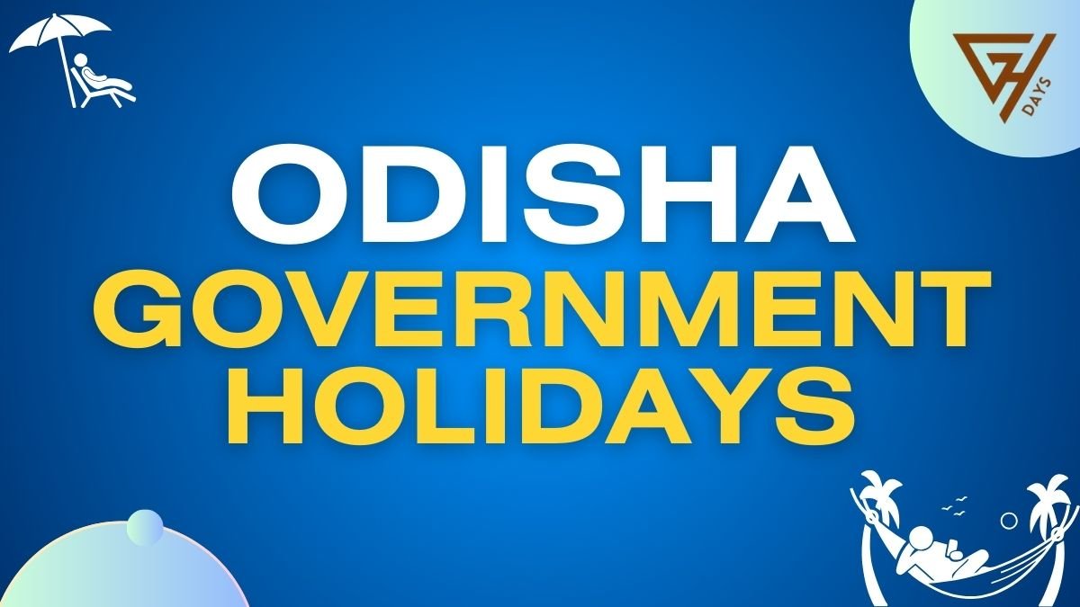 Odisha Government Calendar 2025 With Holidays 