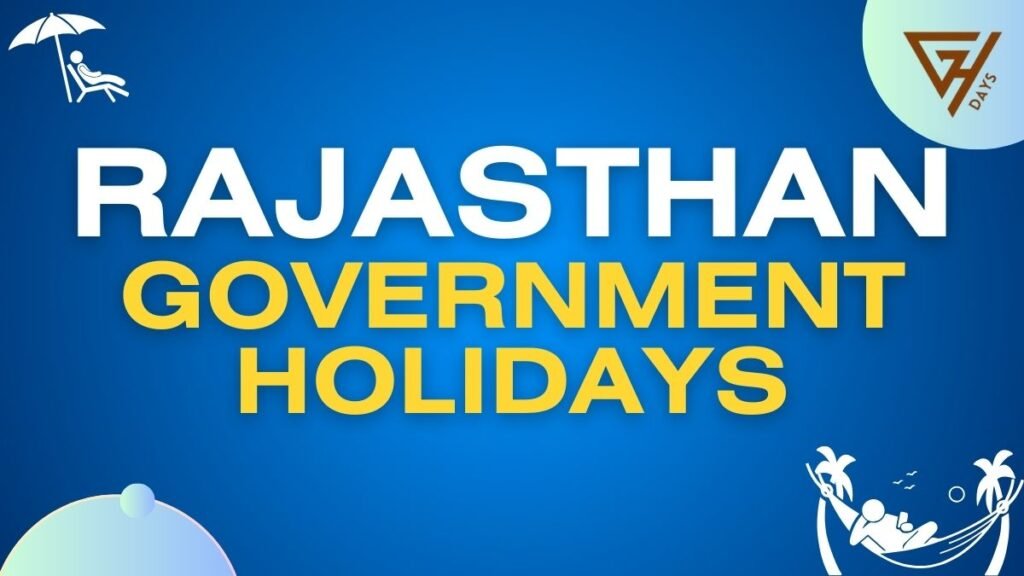 Rajasthan Government Holiday List 2025 GHDays