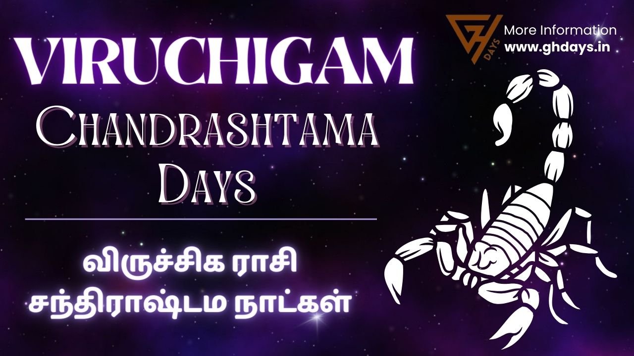 Chandrashtama Days Viruchigam