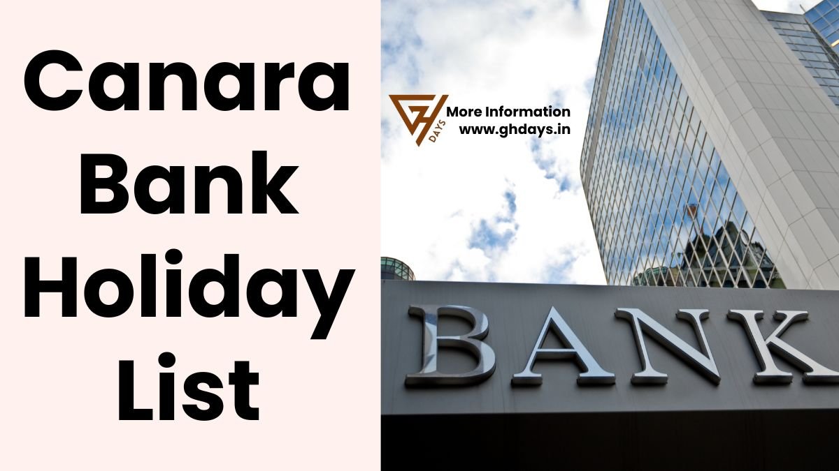 Canara Bank Holidays