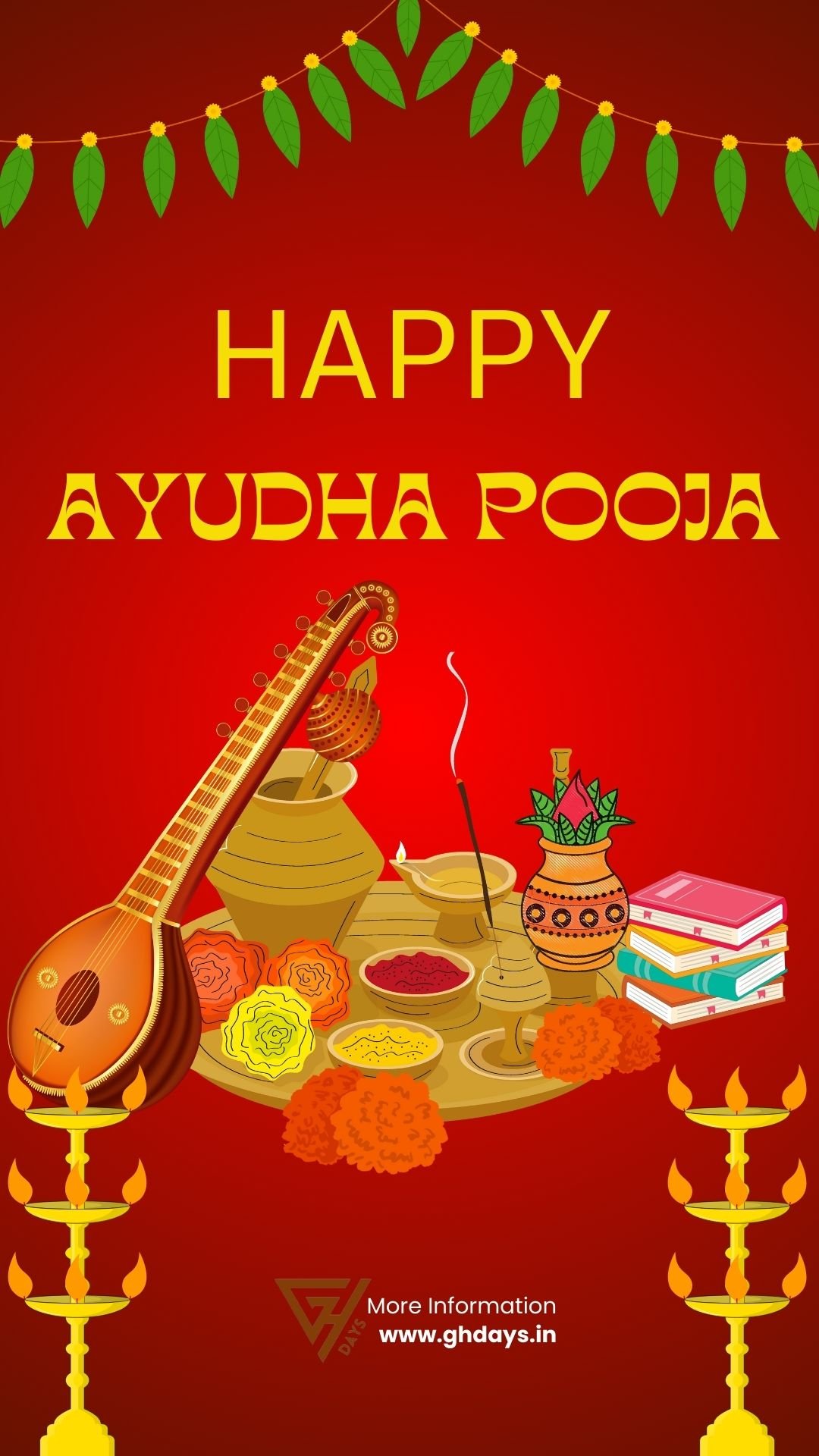 Ayudha Puja Date 2024 Best Messages, Images, Wishes, Quotes GHDays