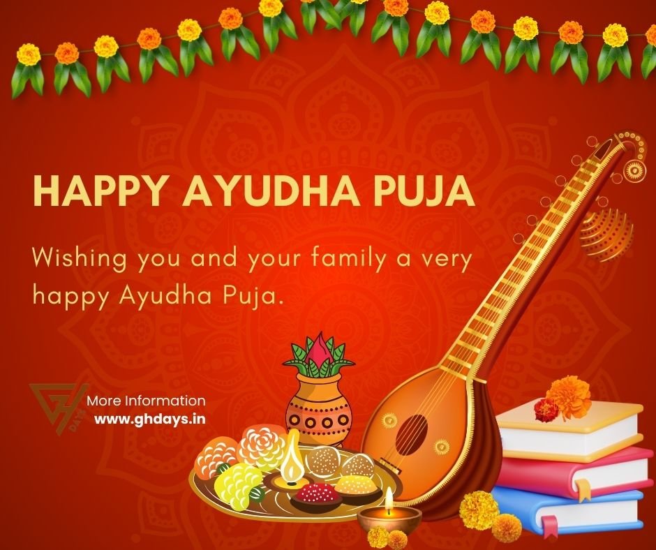 Ayudha Puja Date 2024 Best Messages, Images, Wishes, Quotes GHDays