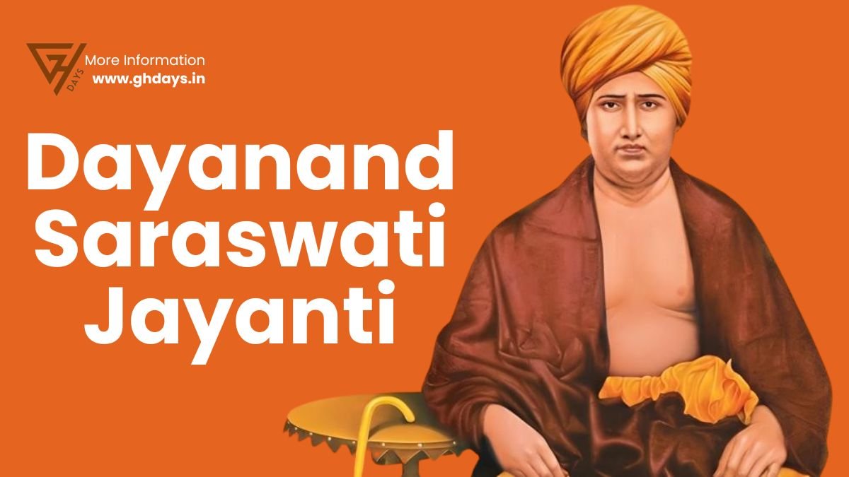 Maharishi Dayanand Saraswati Jayanti Date