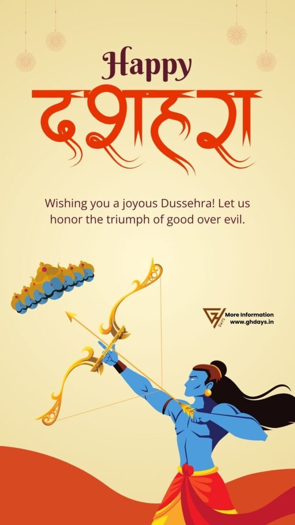 Happy Dussehra Wishes Greetings in English