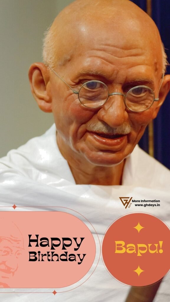 Happy Gandhi Jayanti Wishes Greetings in English