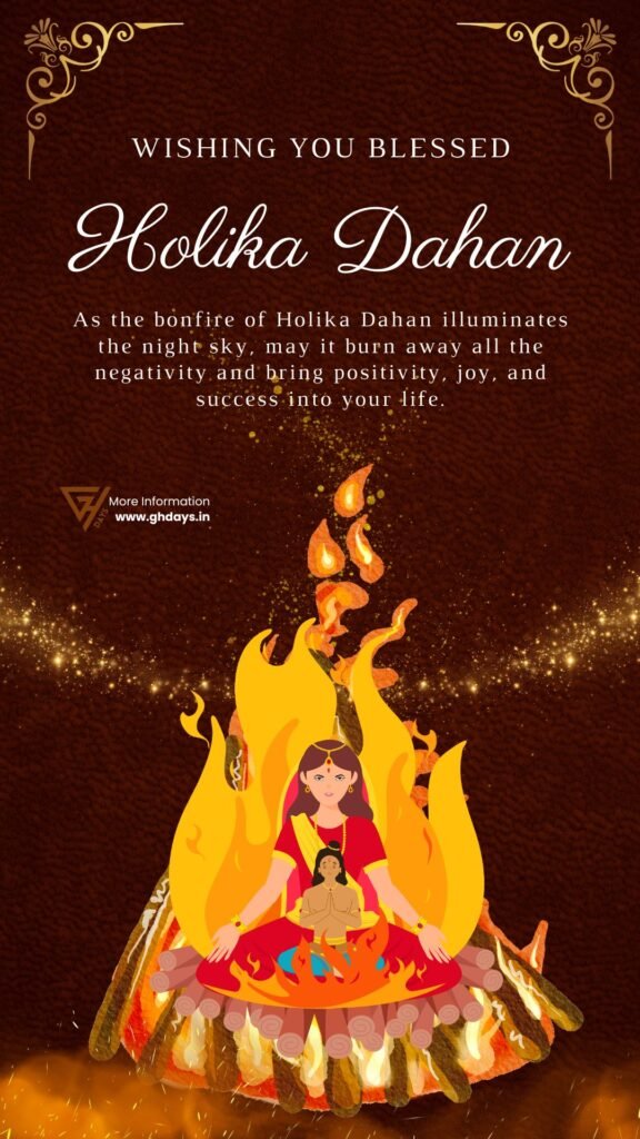 Happy Holika Dahan Wishes Greetings in English