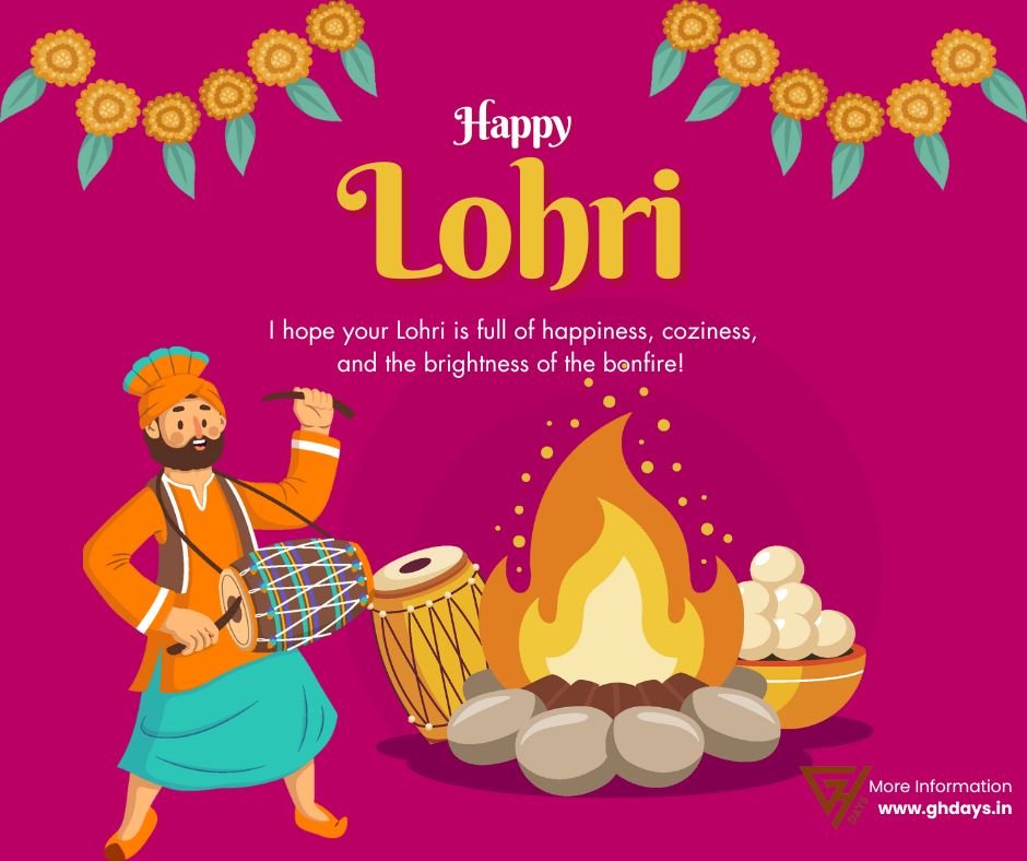 Happy Lohri to all Wishes Image