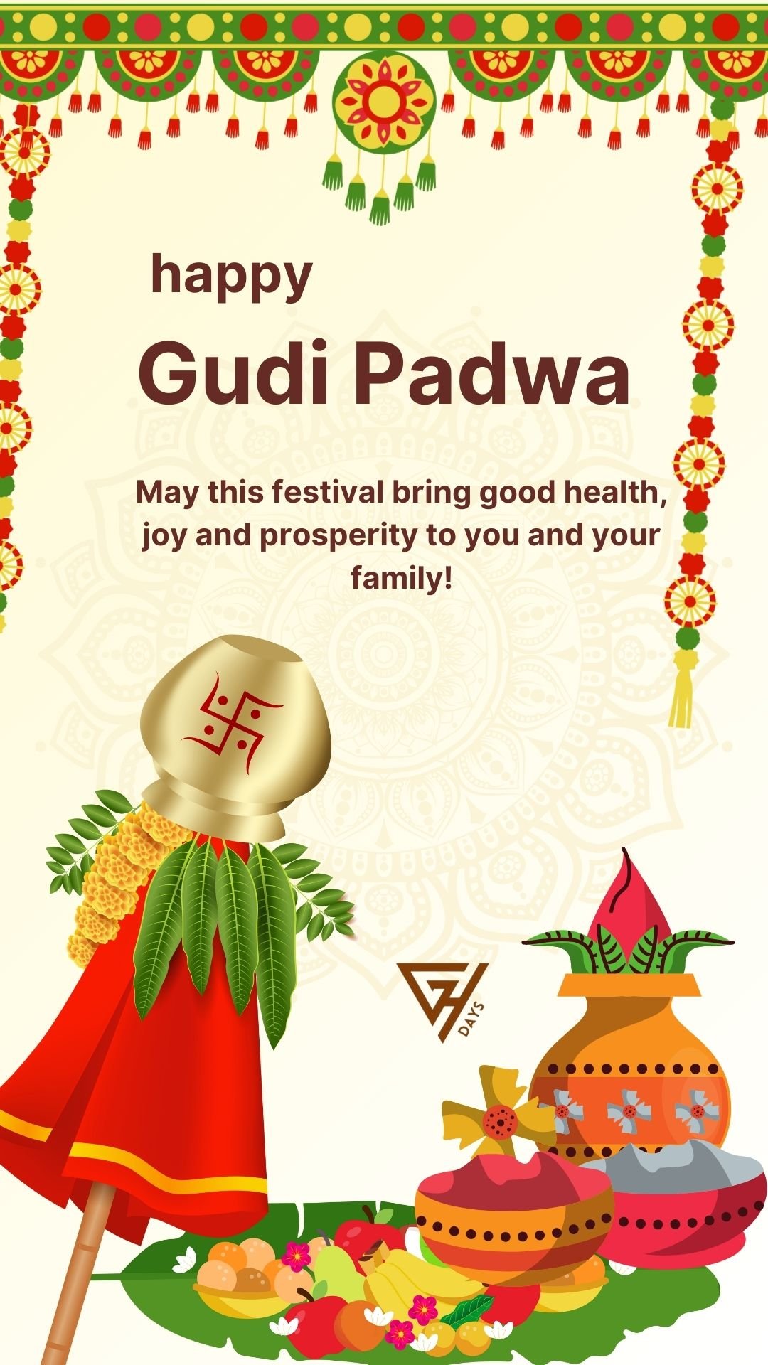 (Gudhi Padwa) Gudi Padwa Date 2025 Best Messages, Images, Wishes