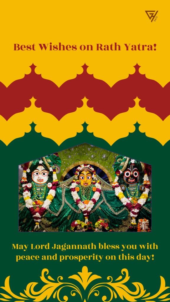 Happy Rath Yatra Wishes Greetings in English