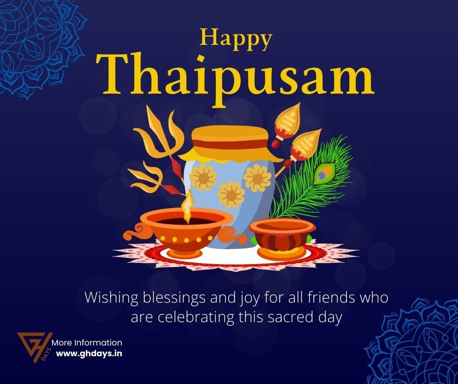 Happy Thaipusam to all Wishes Image