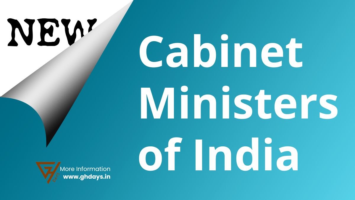 New Cabinet Ministers of India