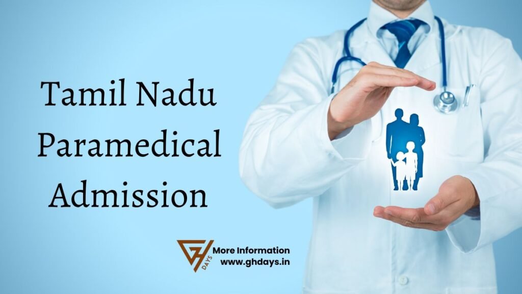 Tamil Nadu Paramedical Admission 2024-25: B Pharm Lateral Entry Online ...