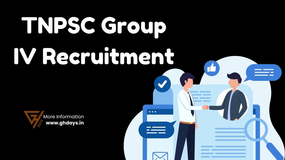 TNPSC Group IV Recruitment