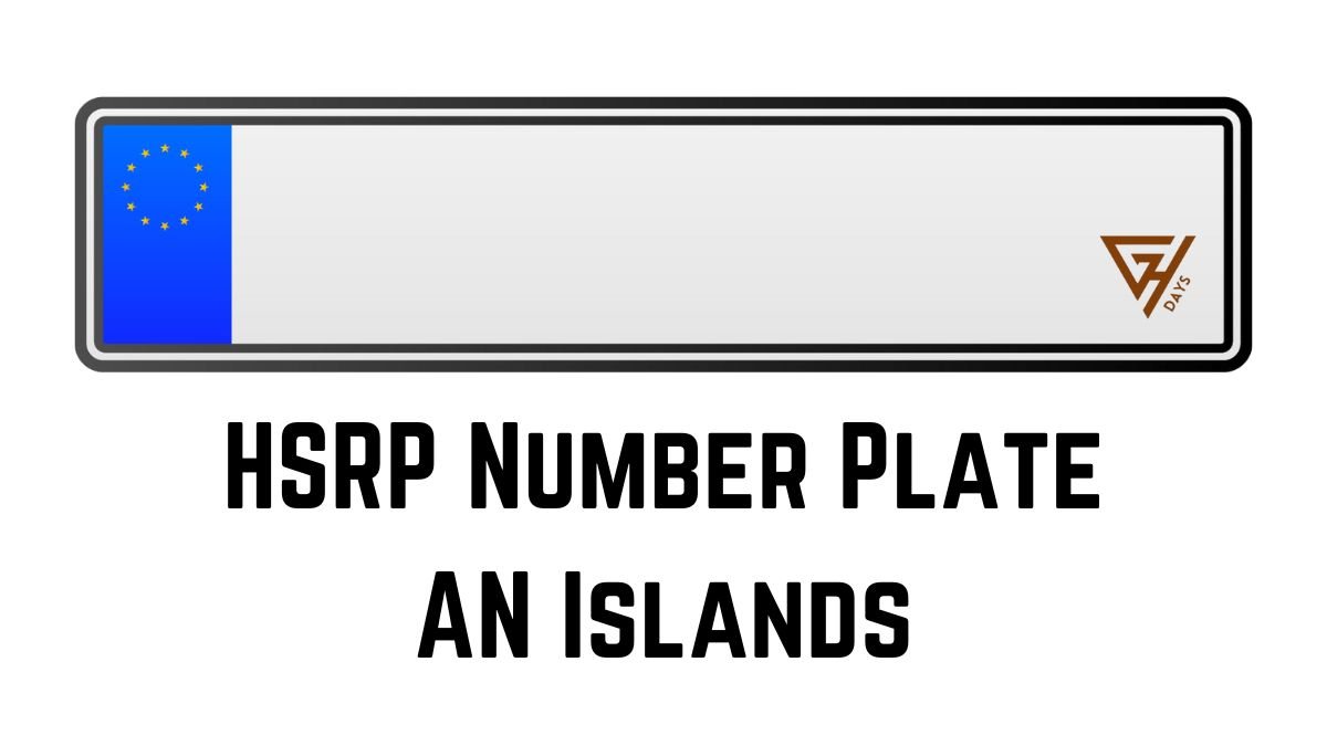 HSRP Number Plate AN Islands List