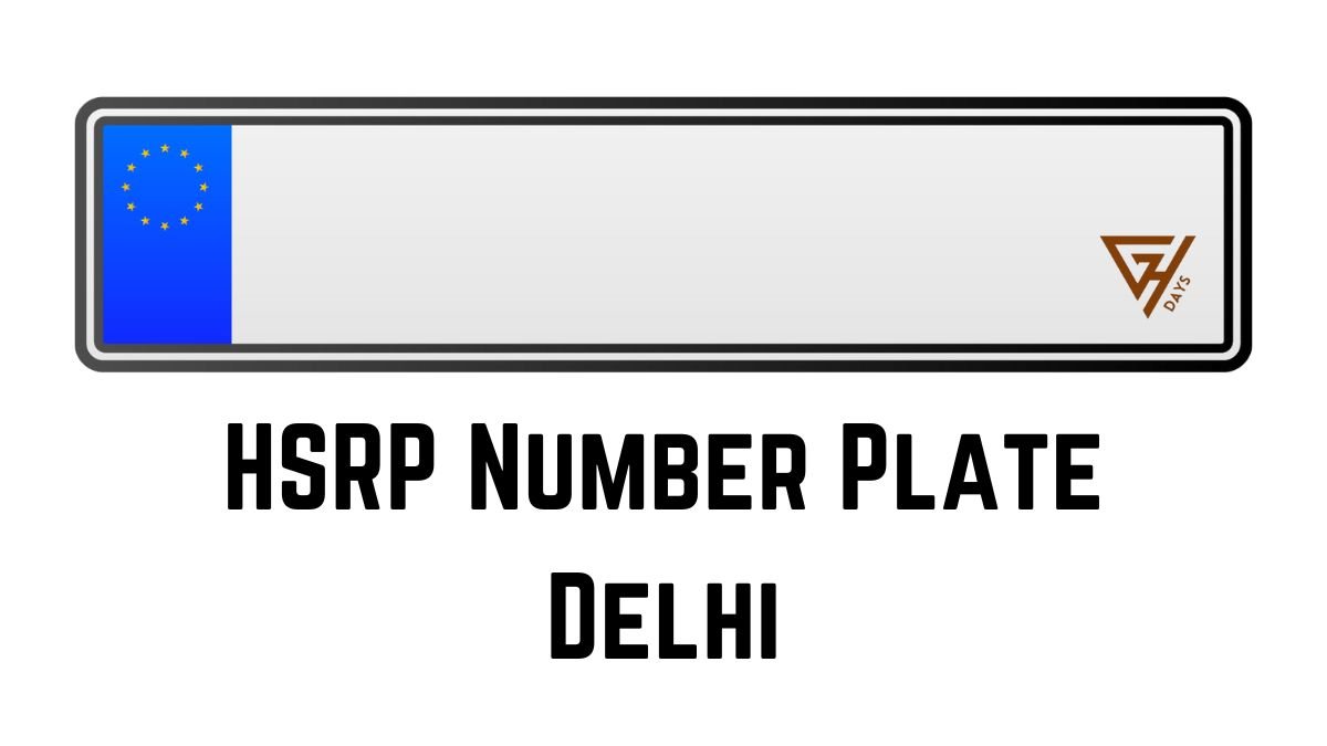 HSRP Number Plate Delhi List