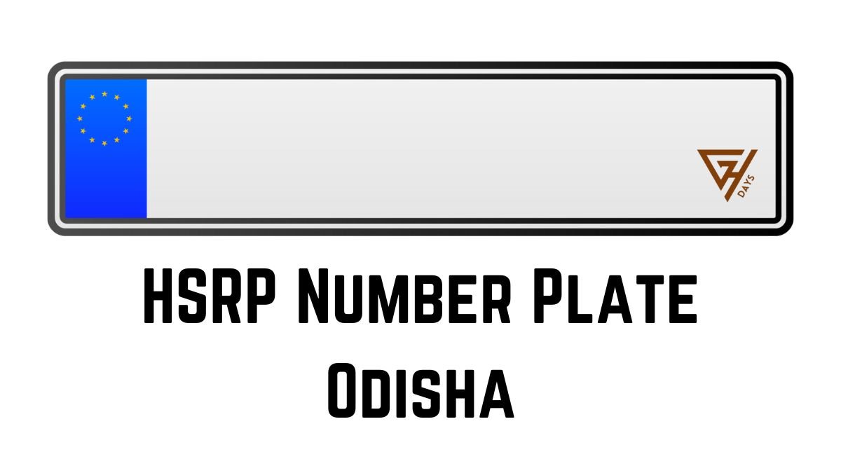 HSRP Number Plate Odisha LIst