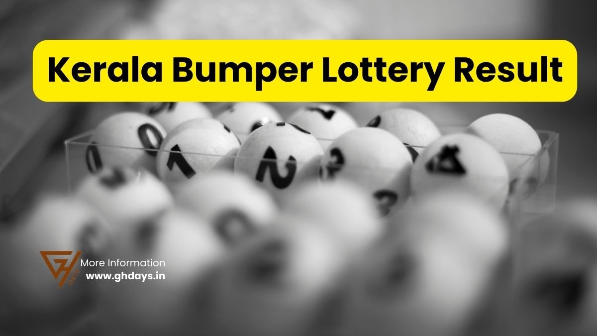 Kerala Bumper Lottery Result