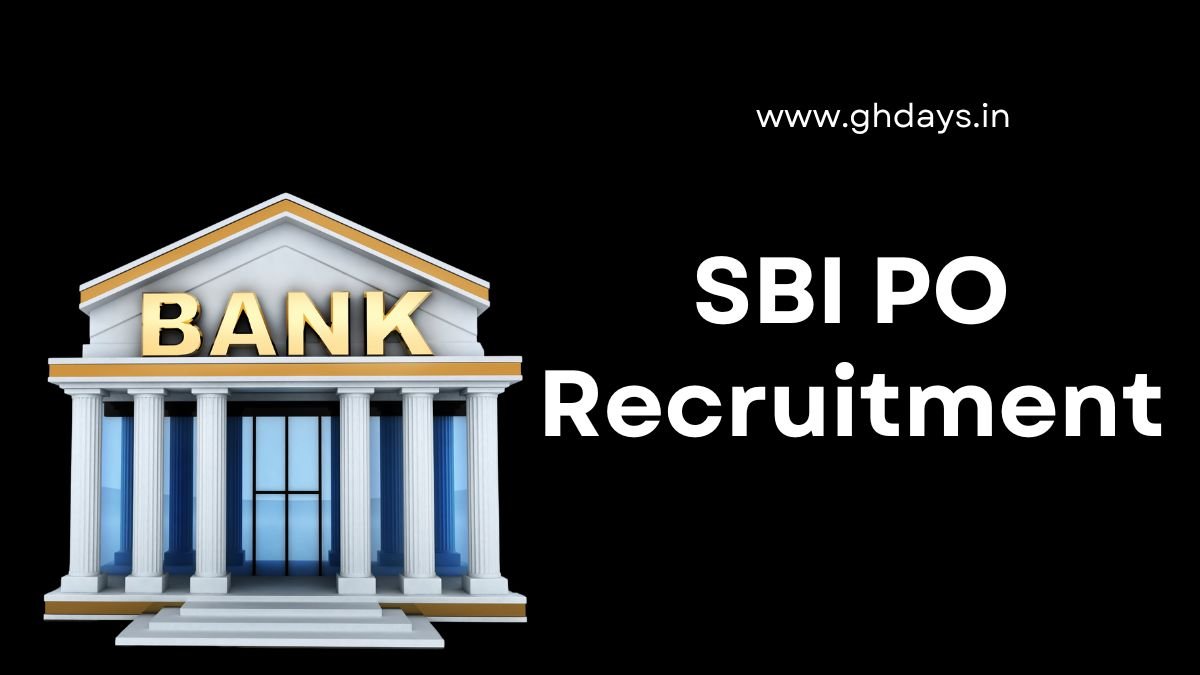 SBI PO Recruitment