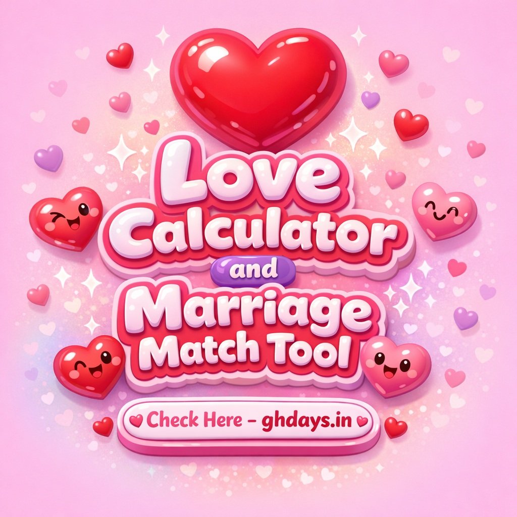 Love Calculator and Marriage Match Tool 2026